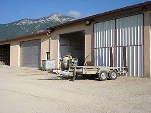 photo de l'extérieur de l'atelier de Lagier Bâtiment